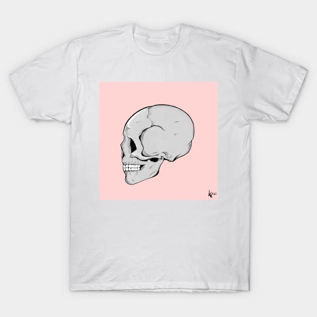 Skull T-Shirt by kunstknecko